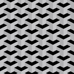 3d abstract geometric seamless background