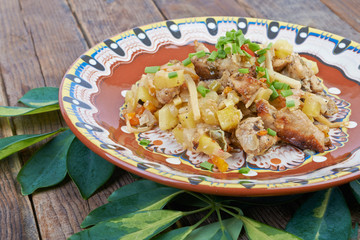 Meat stew with vegetables