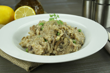 risotto aux champignons
