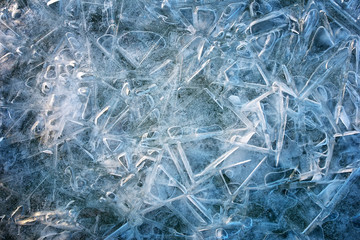 Ice background. Ice natural background