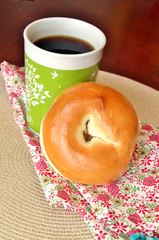 Bagels and coffee
