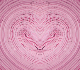 Texture of pink garbage bag roll