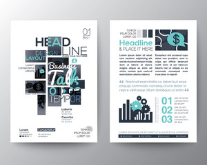 Poster Brochure Flyer design Layout vector template