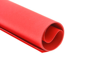 Red paper roll