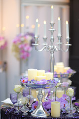 Part of stylish party or date interior