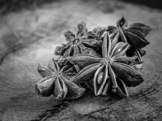  black and white star anise