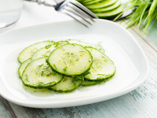 cucumber salad - Gurkensalat