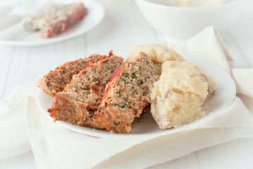 sliced turkey meatloaf