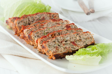 sliced turkey meatloaf