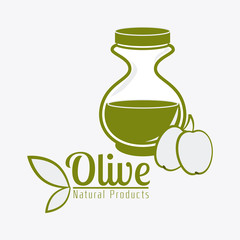 Olive oil design.