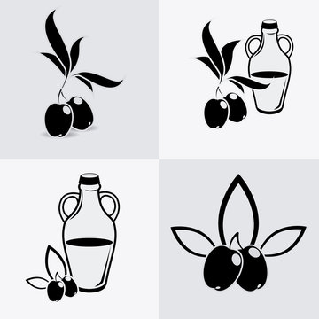 Olive oil design.
