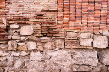 Layers of an old wall