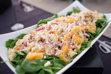 Mango Spinach salad