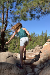 Naklejka premium marche en montagne