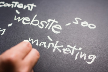 Fototapeta premium Web Marketing