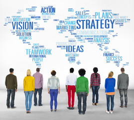 Strategy Analysis World Vision Mission Planning Concept