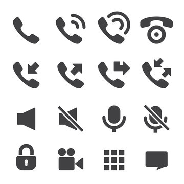 phone and call icon