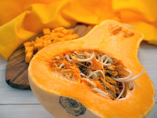 Diced winter squash