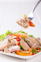 spicy vermicelli salad