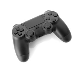 video game controller isolated on white background