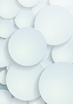 Paper Circles Vector Background