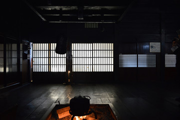 Traditionelles altes japanisches Haus - Innenraum