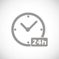 Clock black icon