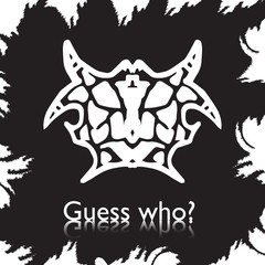 original face masks ancient gods, for tattoo and ancient amulets