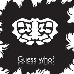 original face masks ancient gods, for tattoo and ancient amulets