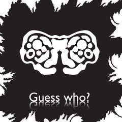 original face masks ancient gods, for tattoo and ancient amulets