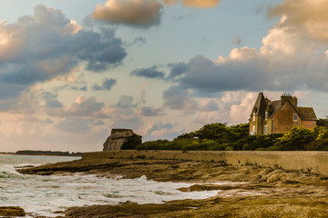 Sunset on the Atlantic Ocean.