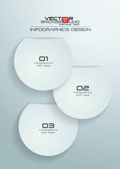 Paper Circles Infographics Design