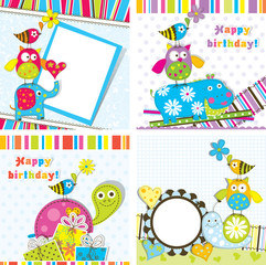 Template greeting card, vector