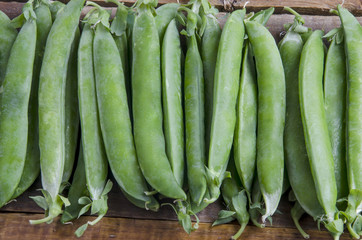 Vainas de guisantes