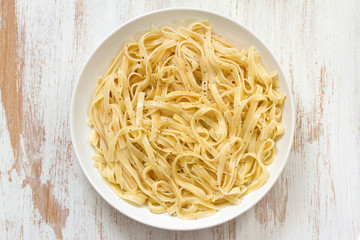 boiled spaghetti