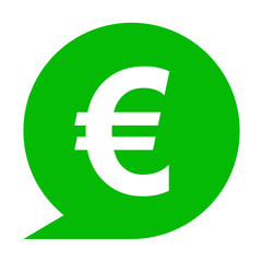 Icono simbolo euro en comentario