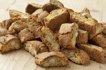 Fresh baked cantuccini