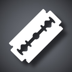 Vector razor blade icon