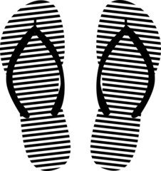 Flip flops icon