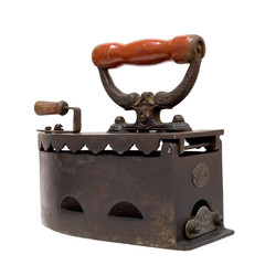 Vintage charcoal iron