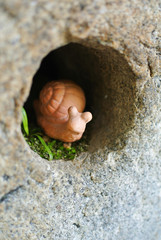 カタツムリの置物