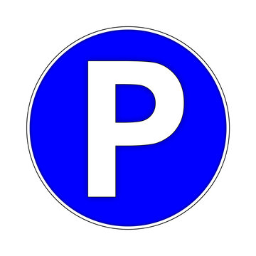 Gebotszeichen Parkplatz