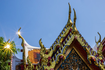 Fototapeta premium Religious building in Pho temple