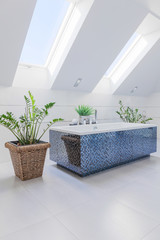 Bathtub in modern design