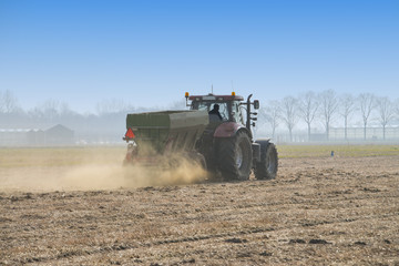 Obraz premium working at the field