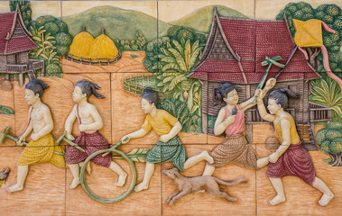Sculpture art of Thai living culture © Photogrape