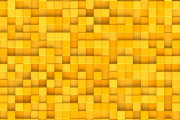 Abstract background, yellow cubes