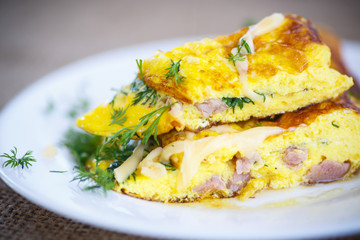 scrambled eggs with fresh herbs