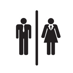 Toilet Symbol Male and Female