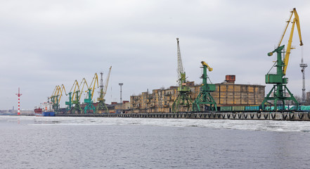 Fototapeta premium cargo port